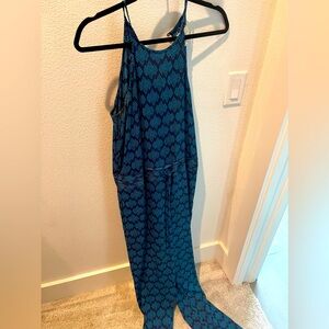 DVF jumpsuit- gorgeous print! Very slimming